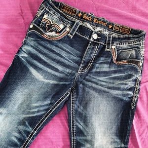 Relaxed Taper Rock Revival Jean